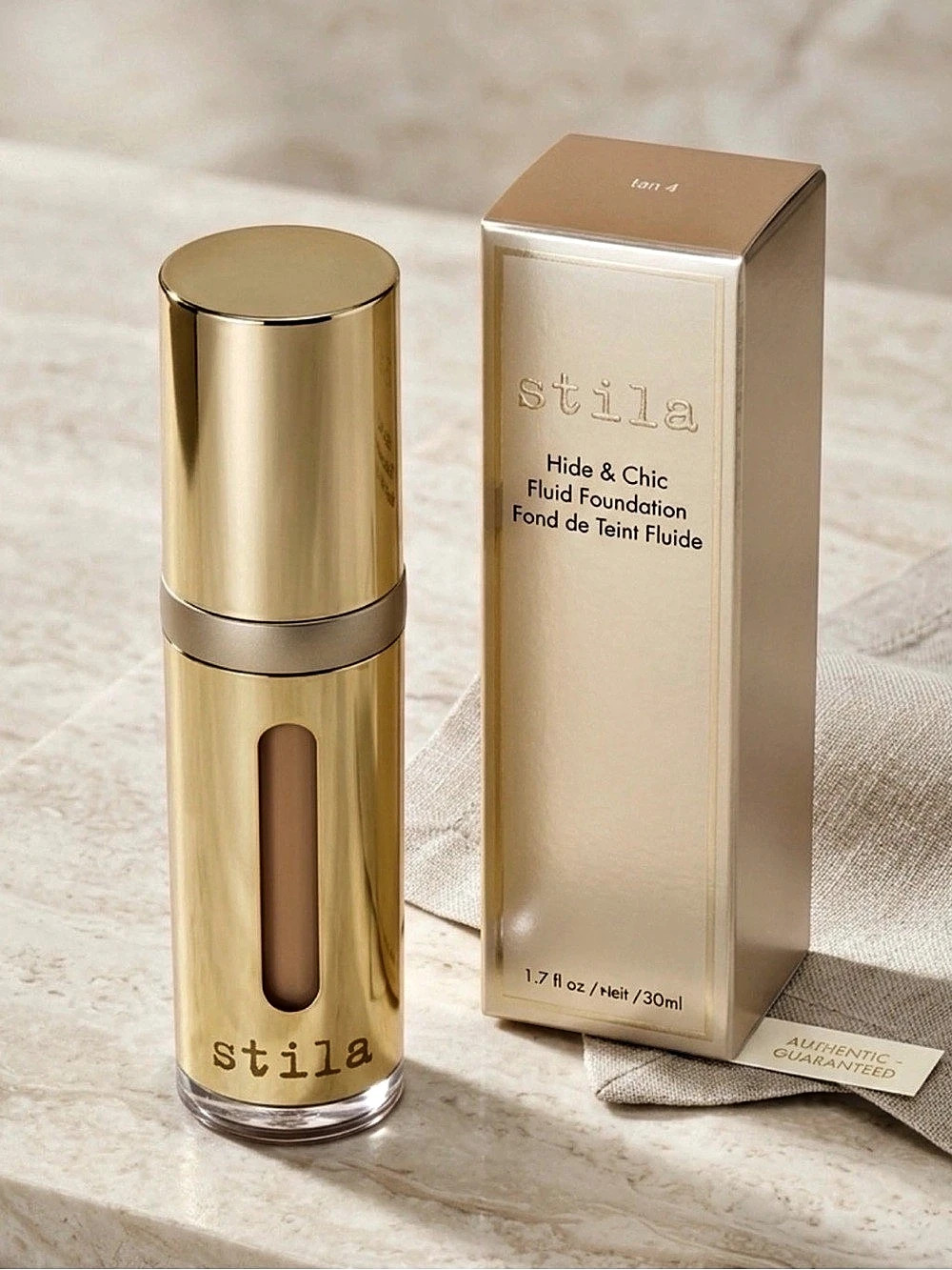 Set of 2 Stila Hide & Chic Fluid Foundation 1.7 oz